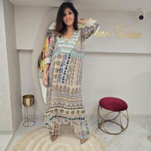 AD Printed Kurta Set Long