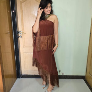 Brown Fringe Tunic