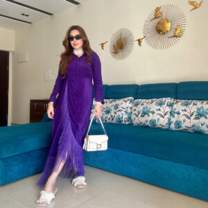 Purple Fringe Tunic